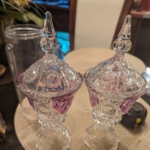 Crystal candy dishes